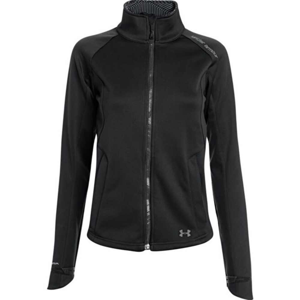 UNDER ARMOUR Black ColdGear Infrared Softshell Full Zip Jacket